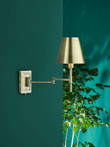 Där Lighting KEN0775 - Lampă de perete flexibilă KENSINGTON 1xE14/25W/230V alamă