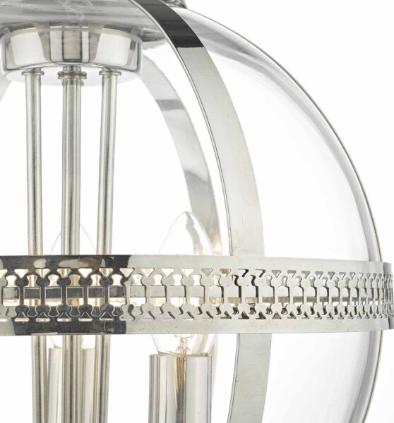 Där Lighting VAN0338 - Candelabru pe lanț VANESSA 3xE14/40W/230V crom lucios
