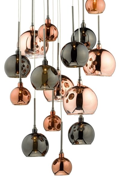 Där Lighting AUR1564 - Lustru suspendat pe cablu AURELIA 15xG4/10W/230V