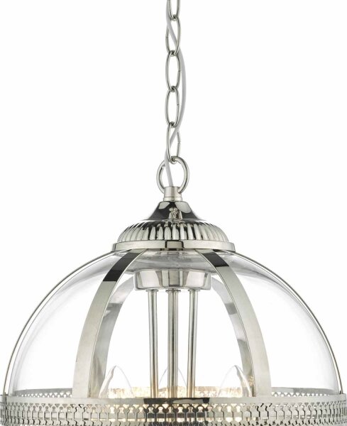 Där Lighting VAN0338 - Candelabru pe lanț VANESSA 3xE14/40W/230V crom lucios