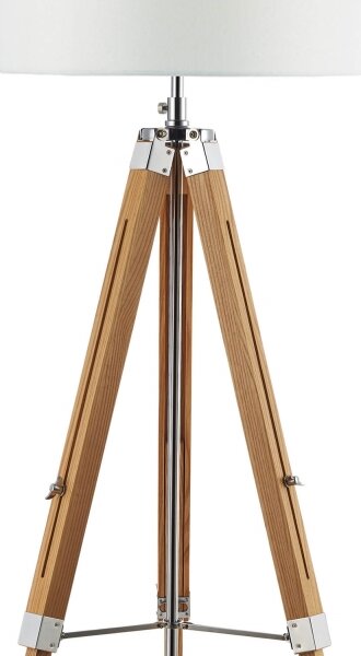 Där Lighting EAS4943 - Lampă de podea EASEL 1xE27/60W/230V maro