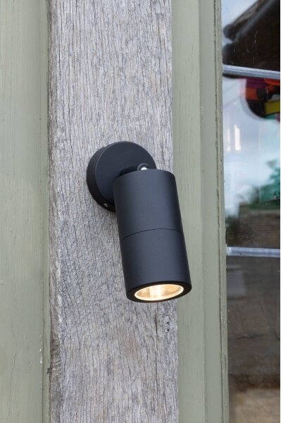 Där Lighting ORT0722 - Aplică spot de perete pentru exterior LED ORTEGA 1xGU10/5W/230V IP65, neagră