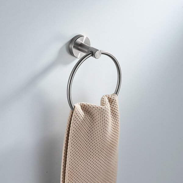 Cuier de baie Ring 6610 Modern Brush Nickel