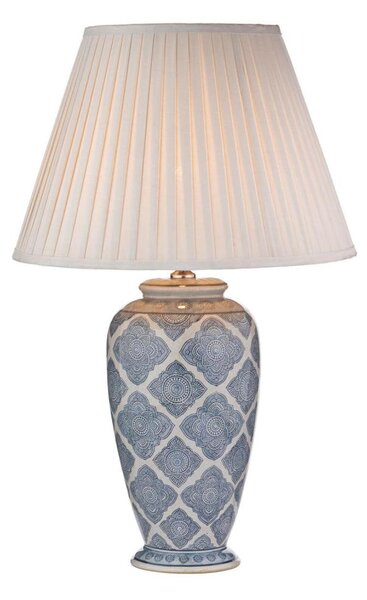 Där Lighting ELY4223 - Lampă de birou ELY 1xE27/60W/230V albastră