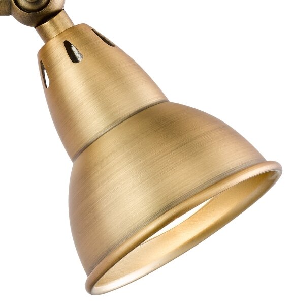Där Lighting NAT0742 - Aplică de perete tip spot NATHANIEL 1xGU10/11W/230V alamă