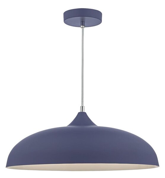Där Lighting KAE0123 - Lustră suspendată pe cablu KAELAN 1xE27/60W/230V albastră