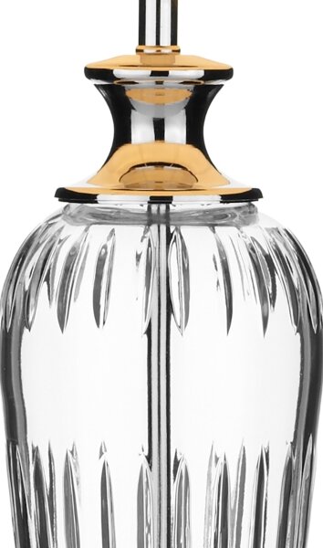Där Lighting HIN4208 - Lampă de masă HINTON 1xE27/60W/230V alb/crom lucios