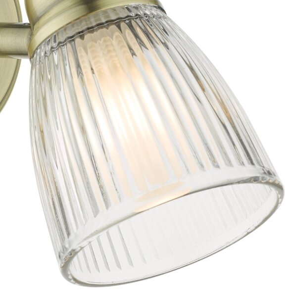 Där Lighting CED0775 - Lampă de perete pentru baie CEDRIC, 1xG9/25W/230V, IP44, din alamă