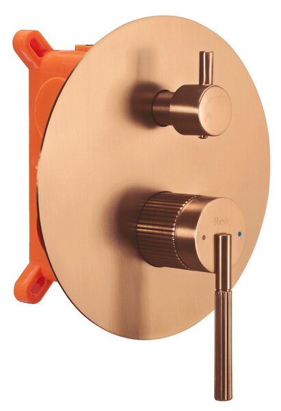 Set de dus incastrat Rea Argon Brush Copper + BOX