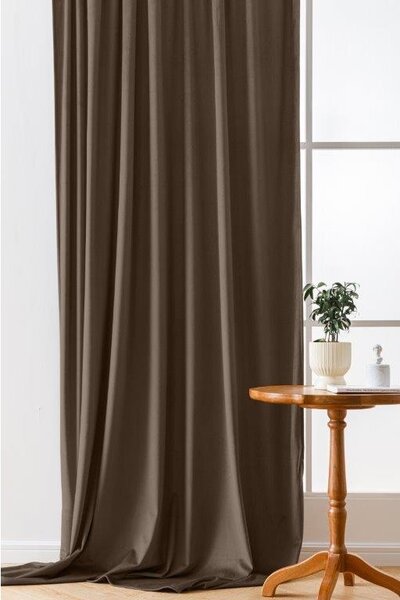 Draperie opacificanta maro VELVET 140x270 cm Agatat: Rejansa