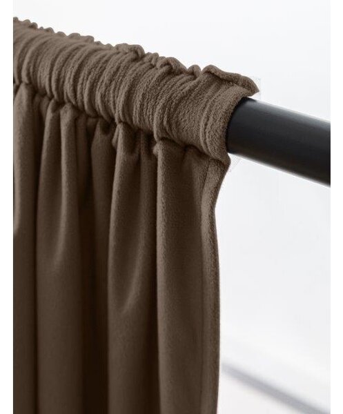 Draperie opacificanta maro VELVET 140x270 cm Agatat: Rejansa