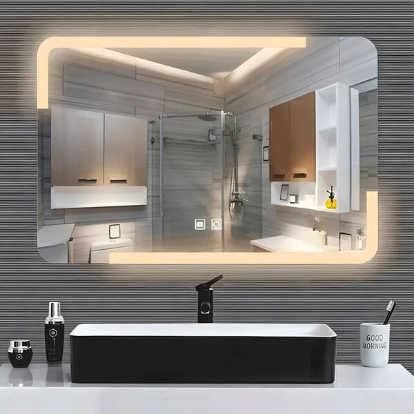 Oglinda Baie Led Harmoni 80x60cm, Functie Dezaburire