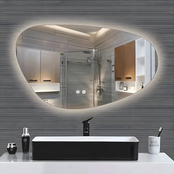 Oglinda Baie Led Veronika 90cm x 53.1cm, Functie Dezaburire