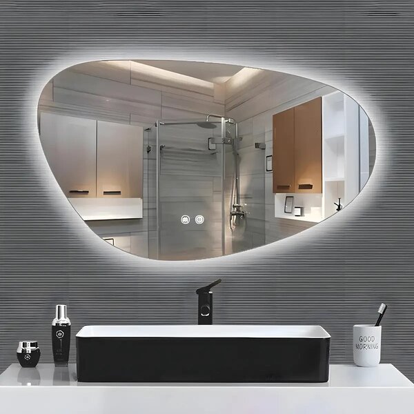 Oglinda Baie Led Veronika 90cm x 53.1cm, Functie Dezaburire