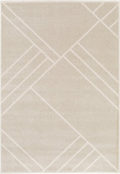 Covor Sufragerie Dormitor, Model Union 32307 561, Dreptunghiular, Crem 80 x 150, Dreptunghi