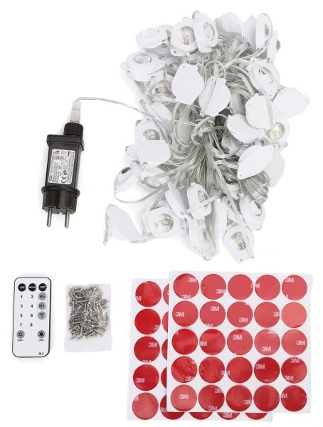Aigostar - Instalație luminoasă de Crăciun LED dimmabilă pentru exterior 50xLED/8 funcții 20m IP44 multicolor + telecomandă