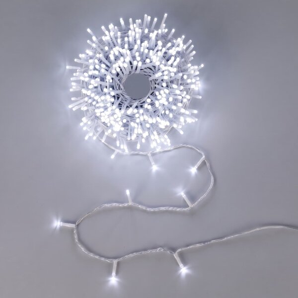 Aigostar - LED ghirlandă de Crăciun pentru exterior 750xLED/8 funcții 78m IP44 alb rece