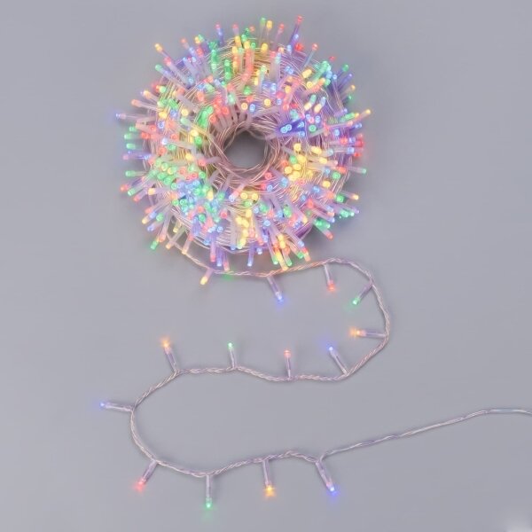 Aigostar - LED Ghirlandă de Crăciun pentru exterior 200xLED/8 funcții 13m IP44 multicolor
