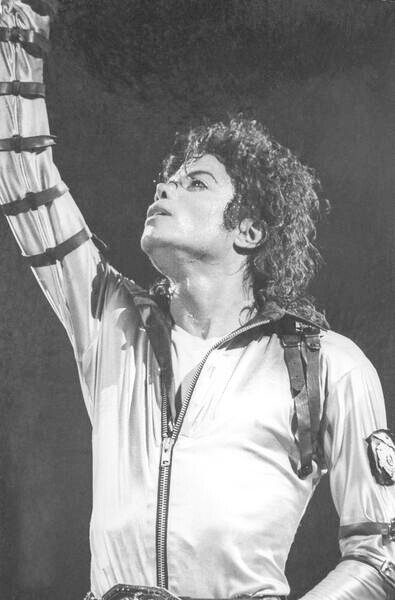 Fotografie de artă Michael Jackson on stage in Nice, French Riviera, August 1988, ., (26.7 x 40 cm)