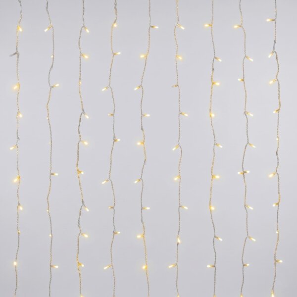 Aigostar - LED ghirlandă de Crăciun pentru exterior 192xLED/8 funcții 4,5x1,2m IP44 alb cald