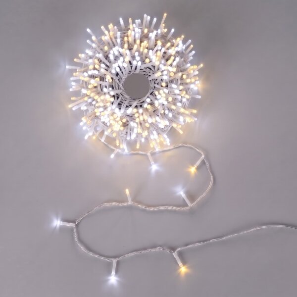 Aigostar - Ghirlandă de Crăciun LED pentru exterior, 100xLED, 8 funcții, 13 m, IP44, lumină caldă/rece