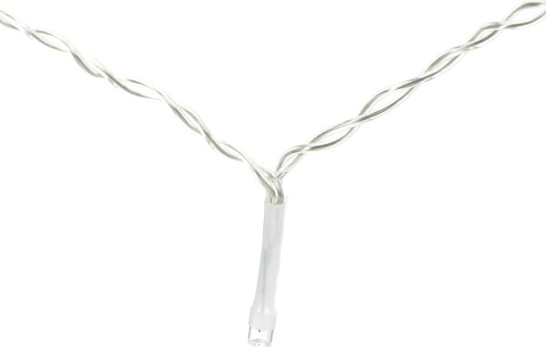 Aigostar - Ghirlandă LED de exterior pentru Crăciun 200xLED/8 funcții 3xAA 5x2m IP44 alb cald