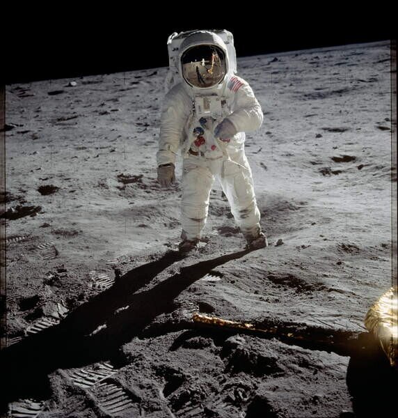 Fotografie de artă Buzz' Aldrin, Apollo 11, 20 July 1969, (40 x 40 cm)