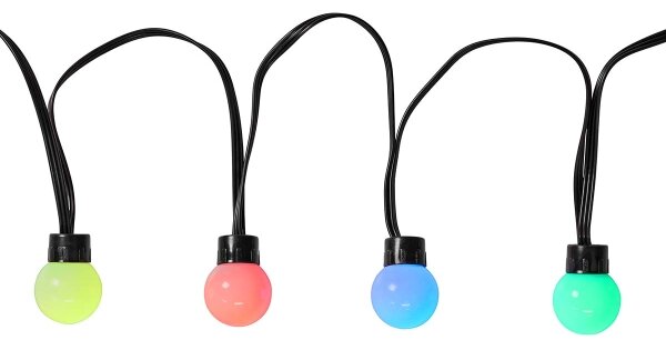 Nedis WIFILP02C48 - Șir LED RGB decorativ 48 LED, 13,8m, IP65, Wi-Fi Tuya