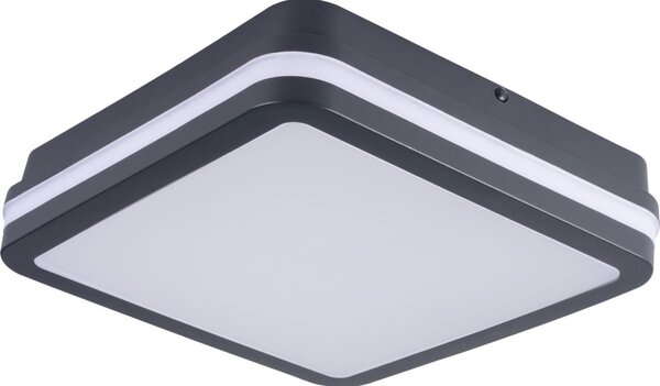 Plafonieră LED Kanlux 38787 BENO LED/12/18W/230V 3000/3500/4000K IP65 antracit