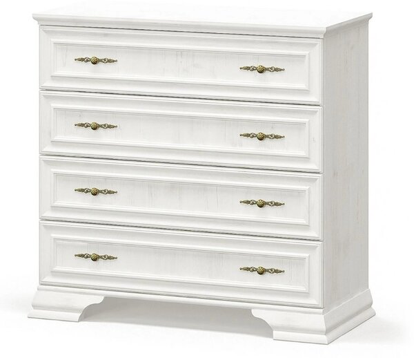 Mobilier de dormitor IRYS, pin alb anderson, PAL laminat, 6 piese