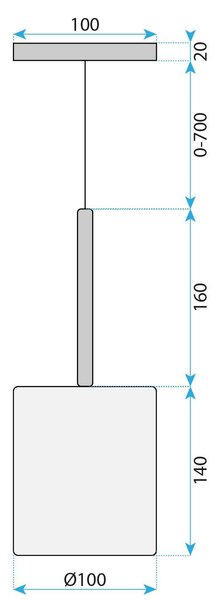 Lampă de tavan APP1702-1CP GREY B