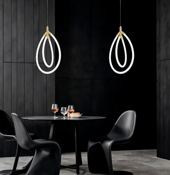 Lampa LED G017-CP Gold
