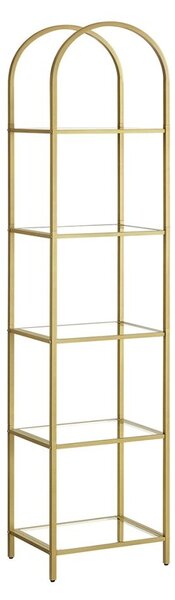 Biblioteca Auriu Vasagle 40x30x183 cm