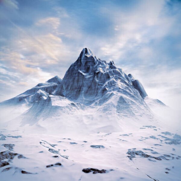 Fotografie de artă Mountain peak scene, grandeduc, (40 x 40 cm)