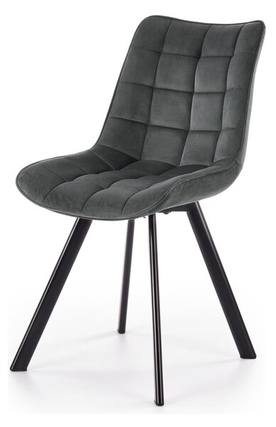 Scaun tapitat living K332, gri, 46X61X84 CM