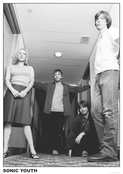 Poster Sonic Youth - Amsterdam, (59.4 x 84 cm)