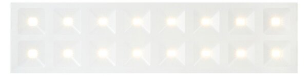 Sylvania Panou LED Quadro, 120 x 30 cm, 840, DALI, reglabil, Alb, Studiu / Birou, Metal, Plafon unghiular direct