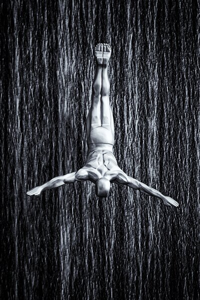 Fotografie de artă fine diving, Martin Fleckenstein, (26.7 x 40 cm)