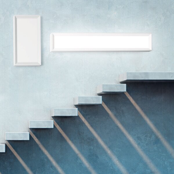 Linea Light Plafonieră LED Tara dimabilă, 54 x 29 cm, reglabil, Alb, Camera de zi / sufragerie, Metal, Modern