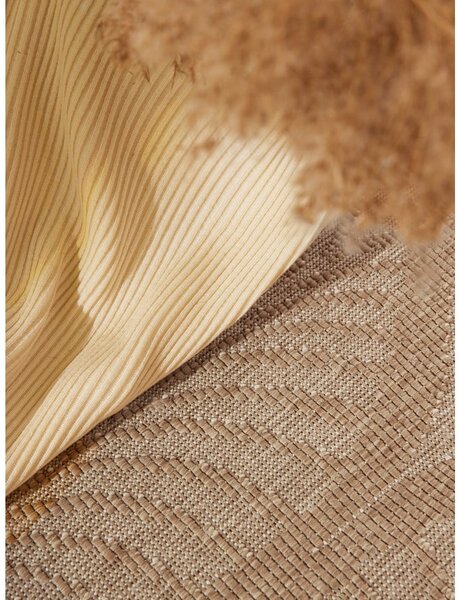 Covor pentru exterior și interior bej/fildeș 120x170 cm Duet Liora – NORTHRUGS