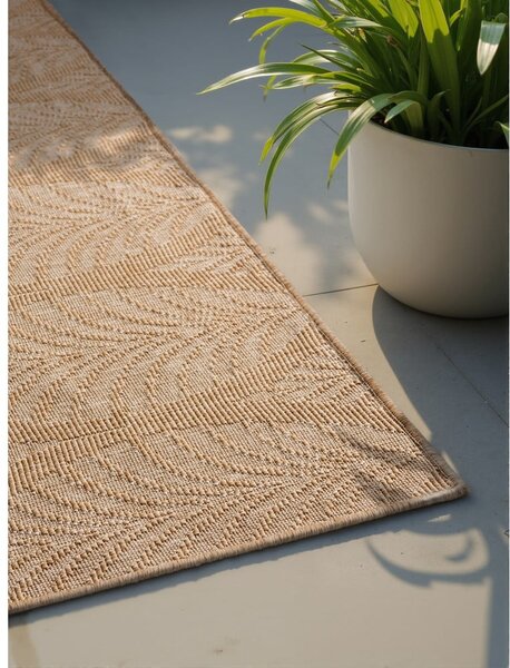 Covor pentru exterior și interior bej/fildeș 120x170 cm Duet Liora – NORTHRUGS