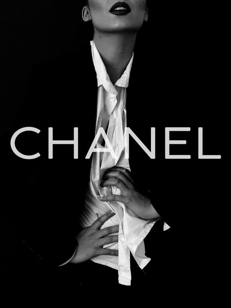 Poster de artă Chanel model, Finlay & Noa, (30 x 40 cm)