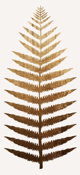 Ilustrație Golden leaf No.7, Kubistika, (26.7 x 40 cm)