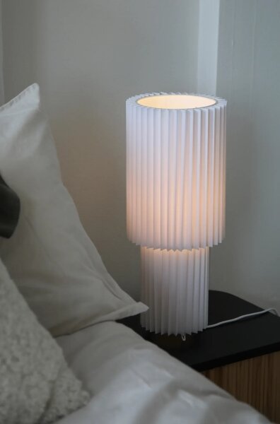 Markslöjd 108897 - Lampă de masă CATIS 1xE27/60W/230V, 45 cm, albă