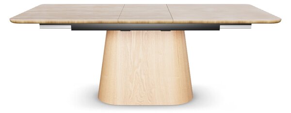 Masa extensibila MONACO, piatra travertin/stejar, 160/200x90x75 cm