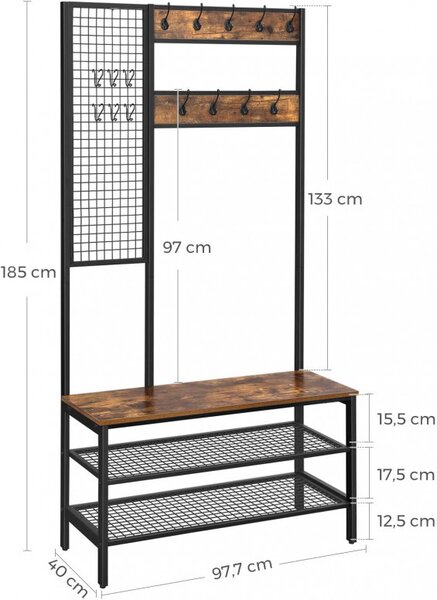 Cuier Vasagle, 97.7x40x185cm