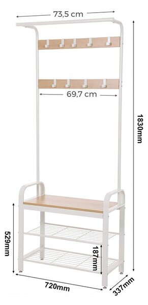 Cuier Vasagle, 183x72x33.7cm