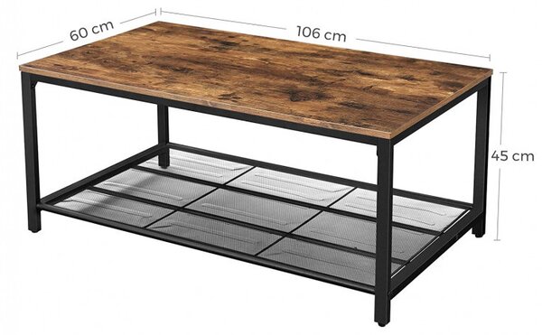 Masuta de Cafea Vasagle, 106x60x45cm