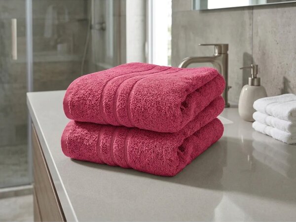 Prosop de maini Classic 50 x 100 cm purpuriu, 100% bumbac