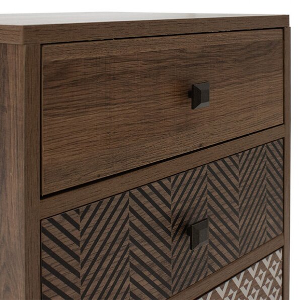 Noptiera Boho Walnut 40x40x59 cm